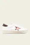 Golden Goose Women's Hi Star In White Nappa With Leather Star And Heel Tab In Multi