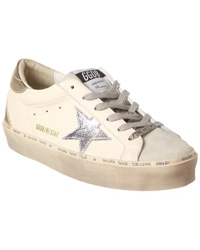 Golden Goose Hi Star Leather & Suede Sneaker In White