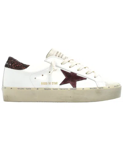 Golden Goose Hi Star Leather Sneaker In Multi