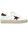 Golden Goose Hi Star Leather Sneaker In White