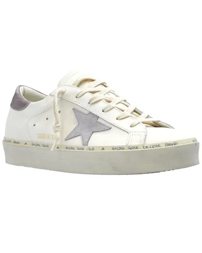 Golden Goose Hi Star Leather Sneaker In White