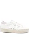 Golden Goose Leather Star Patch Low Top Sneakers In White