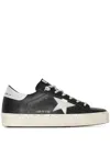 Golden Goose Hi Star Leather Sneaker In Black