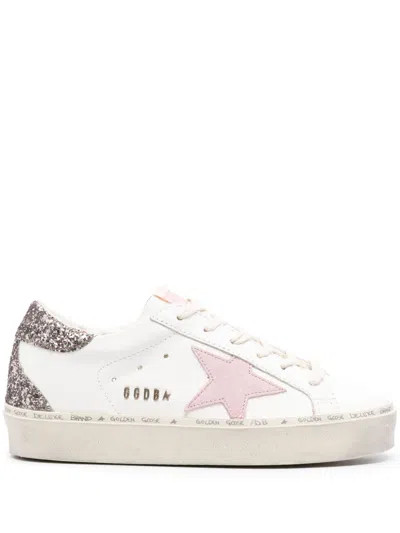 GOLDEN GOOSE HI STAR LEATHER SNEAKERS