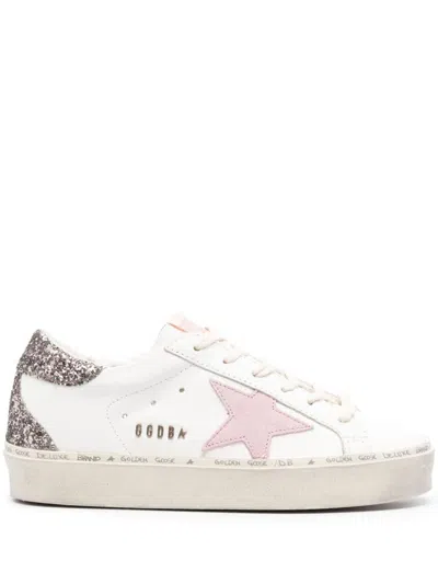 GOLDEN GOOSE GOLDEN GOOSE HI STAR LEATHER SNEAKERS