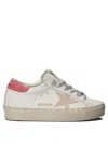 Golden Goose Hi Star Leather Sneakers In Red