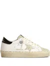 Golden Goose Hi Star Leather Sneakers In White
