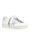 Golden Goose Hi Star Leather Sneaker In White