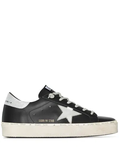 Golden Goose Hi Star Sneakers In Black Suede
