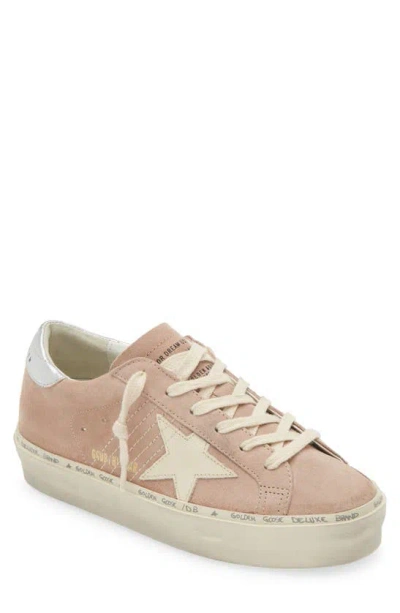 Golden Goose Hi Star Low Top Platform Sneaker In Beige/ Ivory