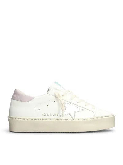 Golden Goose Hi-star Nappa Sneakers In White