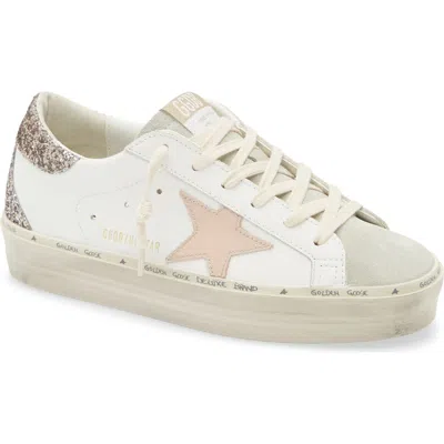 Golden Goose Hi Star Platform Sneaker In Neutral