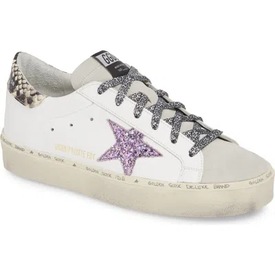 Golden Goose Hi Star Platform Sneaker In White