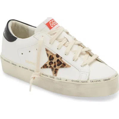 Golden Goose Hi Star Platform Sneaker In White