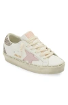 Golden Goose Unisex Hi Star Lace Up Sneakers In White/pink