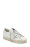 Golden Goose Hi Star Sneakers In White Leather In White/silver