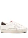Golden Goose Hi Star 11271 Glitter-embellished Leather Low-top Trainers In 白色