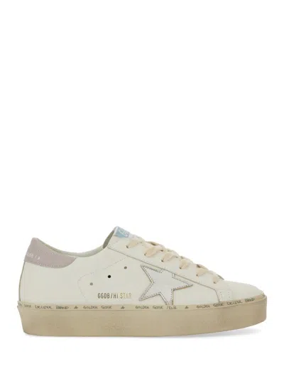 Golden Goose Hi Star Sneaker In Neutral