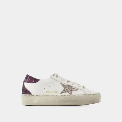 Golden Goose Hi Star Sneakers -  Deluxe Brand - Leather - White