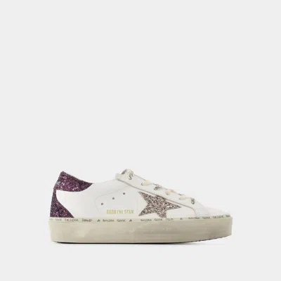 GOLDEN GOOSE SNEAKERS HI STAR - GOLDEN GOOSE DELUXE BRAND - CUIR - BLANC