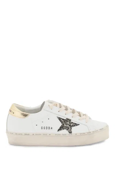 Golden Goose Hi Star Leather Sneaker In White