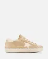 Golden Goose Hi Star Suede Sneakers In Beige