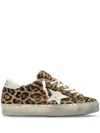 Golden Goose Hi Star Sneakers Multicolor In Beige Brown Leo/beige