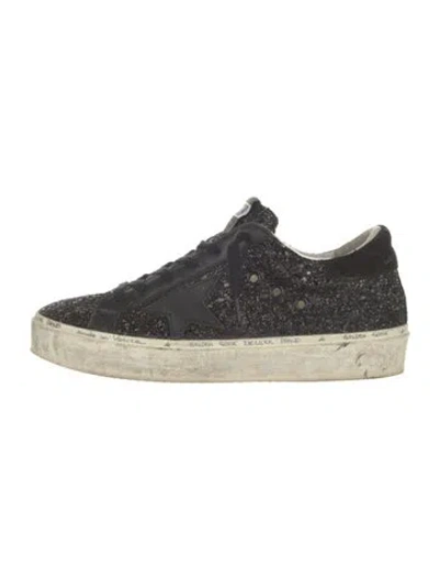 Pre-owned Golden Goose Hi Star Sneakers In Black