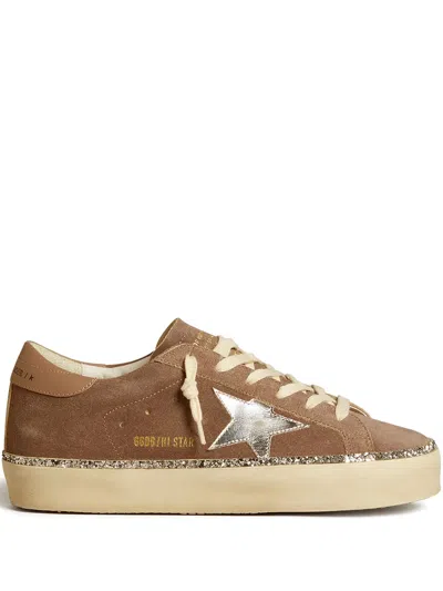 Golden Goose Hi Star Sneakers In Braun