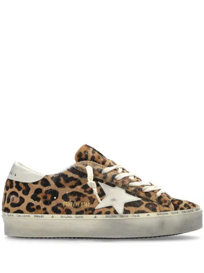 Golden Goose Hi Star Sneakers In Brown