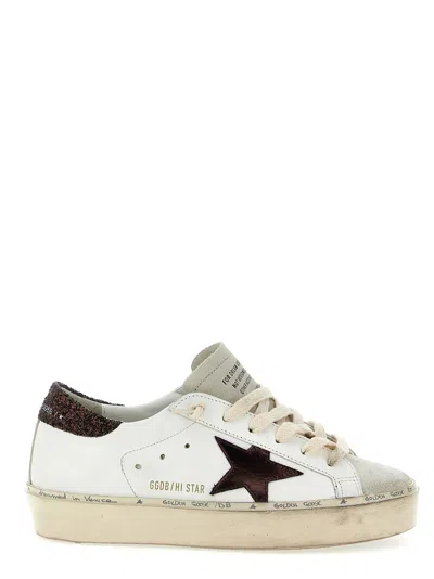 Golden Goose 'hi Star' Sneakers In Brown