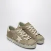 Golden Goose Hi Star Sneakers Desert/cream Colour In Suede