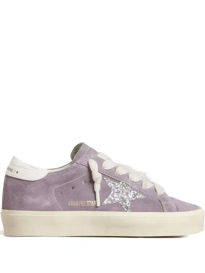 Golden Goose Hi Star Sneakers In Purple