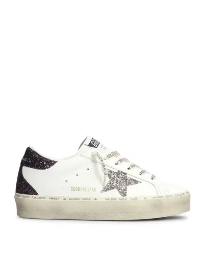 Golden Goose Hi Star Sneakers In White
