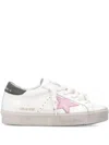 Golden Goose Leather Sneakers Star Patch In White