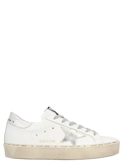 Golden Goose 'hi-star' Trainers In White