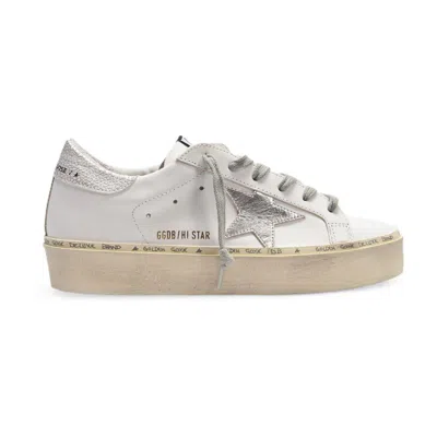 Golden Goose Hi Star Sneakers In White