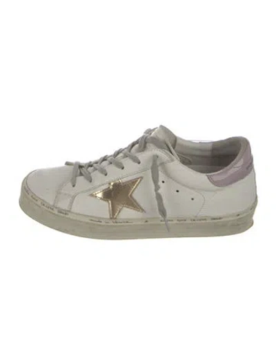 Pre-owned Golden Goose Hi Star Sneakers In White