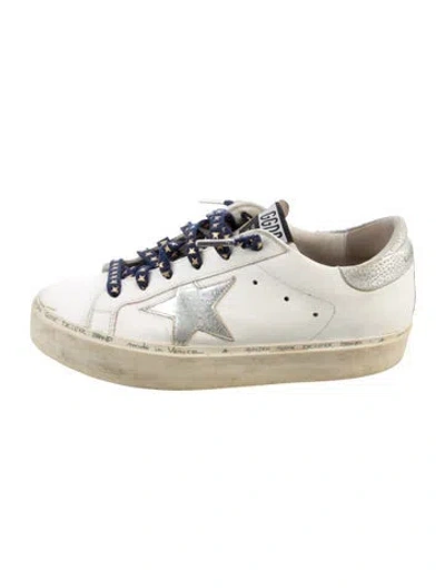 Pre-owned Golden Goose Hi Star Sneakers In White