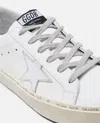 Golden Goose Hi-star Leather Sneakers In White