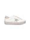 Golden Goose Hi Star Lace-up Sneakers In White