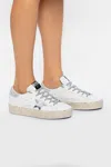 Golden Goose Hi Star Embossed Leather Low-top Sneakers In White