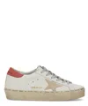 Golden Goose Hi Star Leather Sneakers In White