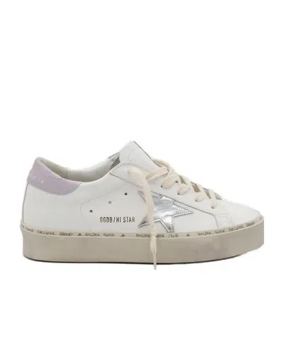 Golden Goose Hi Star Sneakers In White