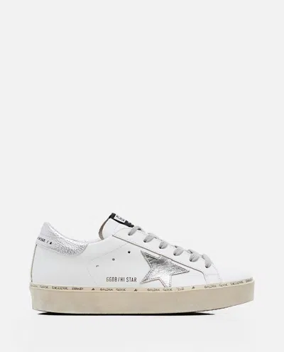 Golden Goose Hi Star Sneakers In White
