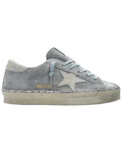 Golden Goose Hi Star Suede Sneaker In Gray