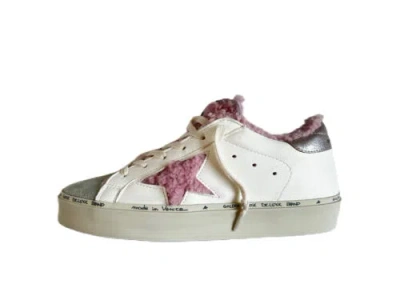 Pre-owned Golden Goose Hi Star W Shearing Insole Size 38 In White