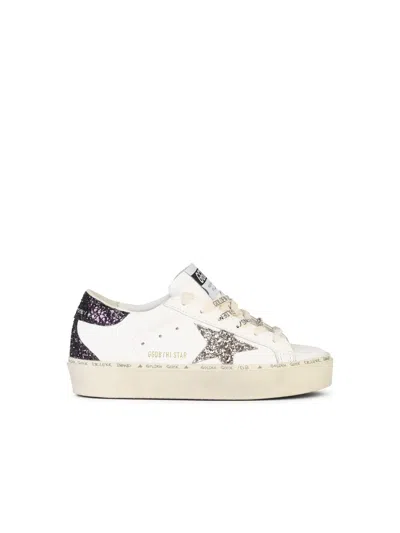 Golden Goose 'hi Star' White Leather Sneakers Women