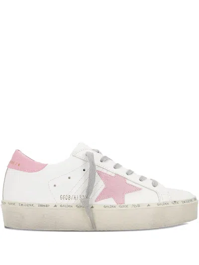 Golden Goose Hi Star "white/pink" Sneakers