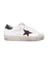 Golden Goose Hi Star Leather Sneaker In White